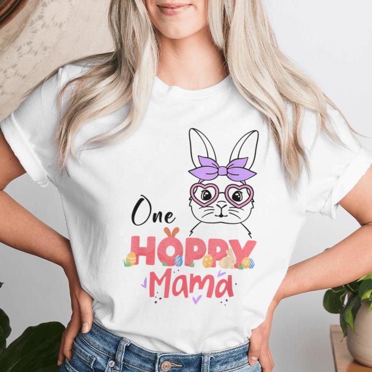 One Hoppy Mama Lustiger Hase Zum Ostertag T-shirt Frauen Geschenke für Sie