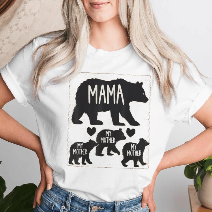 Personalisierte Mama Bär Und Kinder Bär Mama Muttertag T-shirt Frauen Geschenke für Sie