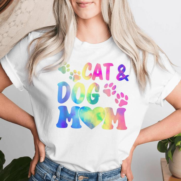 Pet Cat Mom Dog Mom Mother's Day Fur Mama Mommy Pet Lover Women T-shirt Gifts for Her