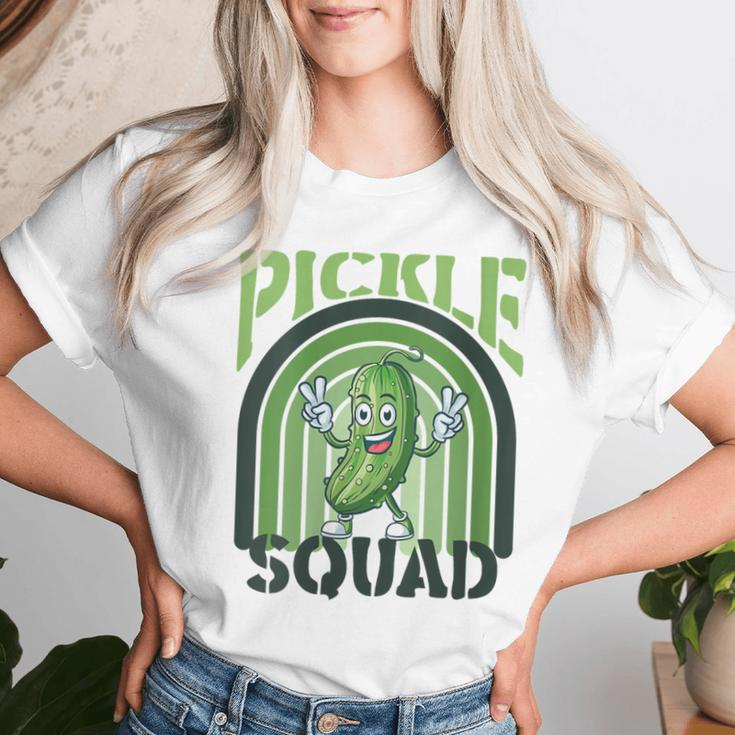 Pickle Squad Foodie For Pickle Fanatics Women T-shirt Gifts for Her