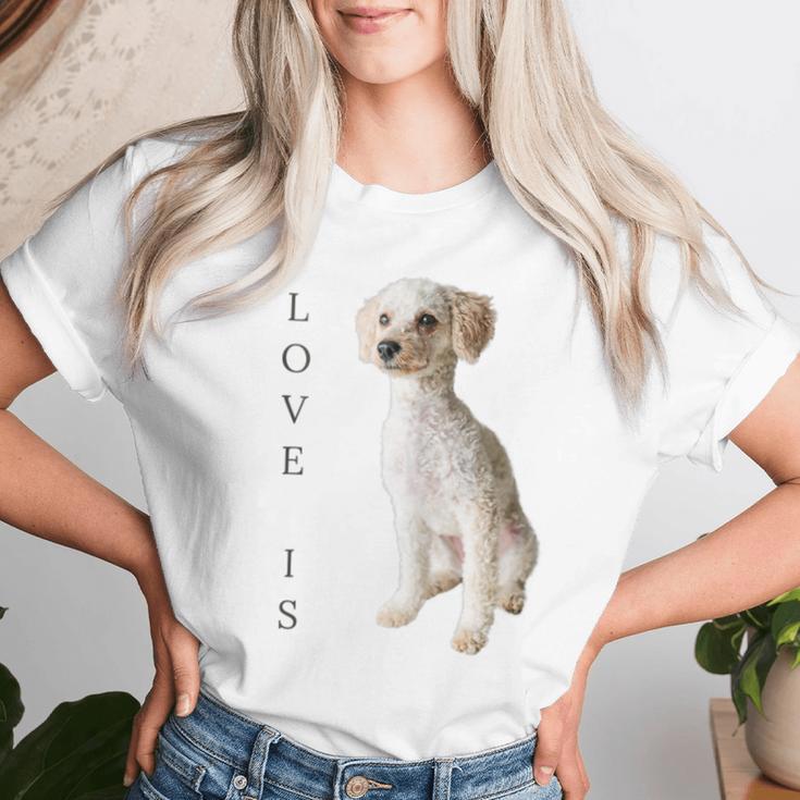 Pudel Für Damen Herren Kinder Hund Mutter Papa Liebesgeschenk T-shirt Frauen Geschenke für Sie