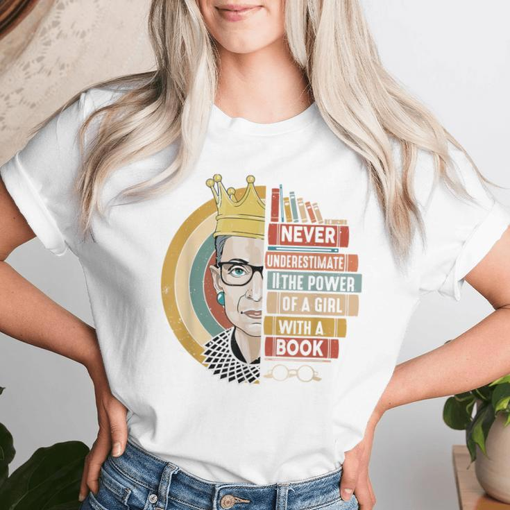 Quote Girl With Book Women Women T-shirt Gifts for Her