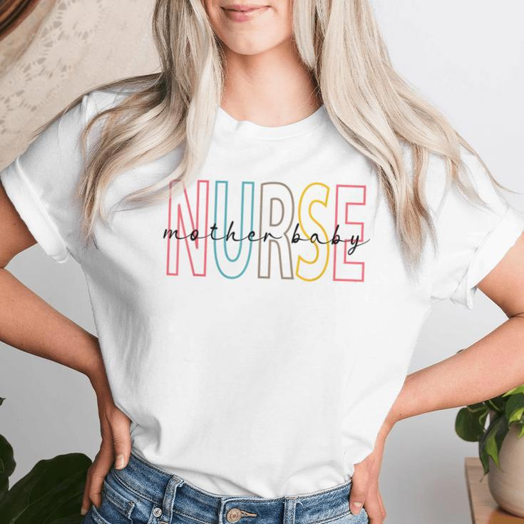 R4yv Mother Baby Nurse Vintage Postpartum Nursing Life Women T-shirt Gifts for Her