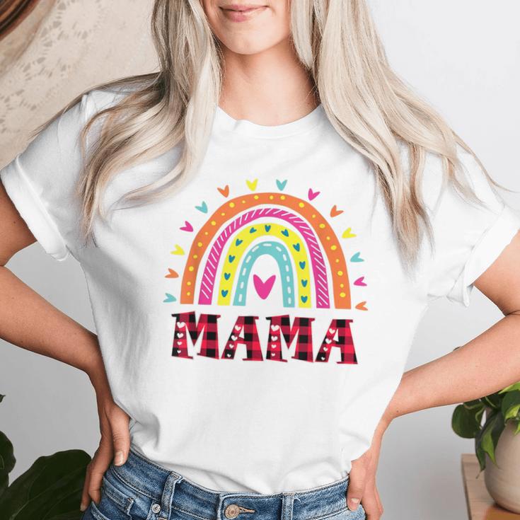 Regenbogen Mama Für Damen Lustige Muttertag Regenbogen Mama T-shirt Frauen Geschenke für Sie