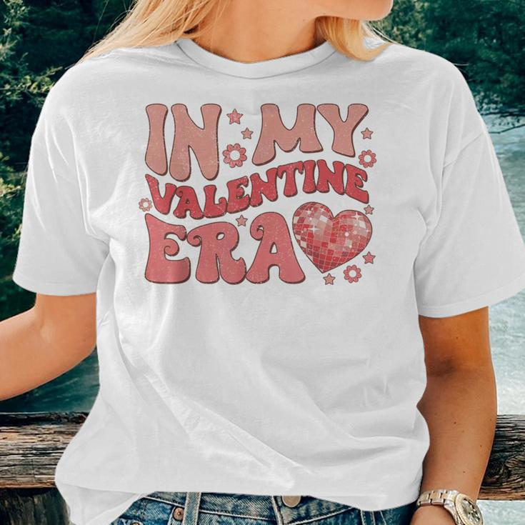 Retro Groovy In My Valentine Era Valentine Day Girls Women T-shirt Gifts for Her