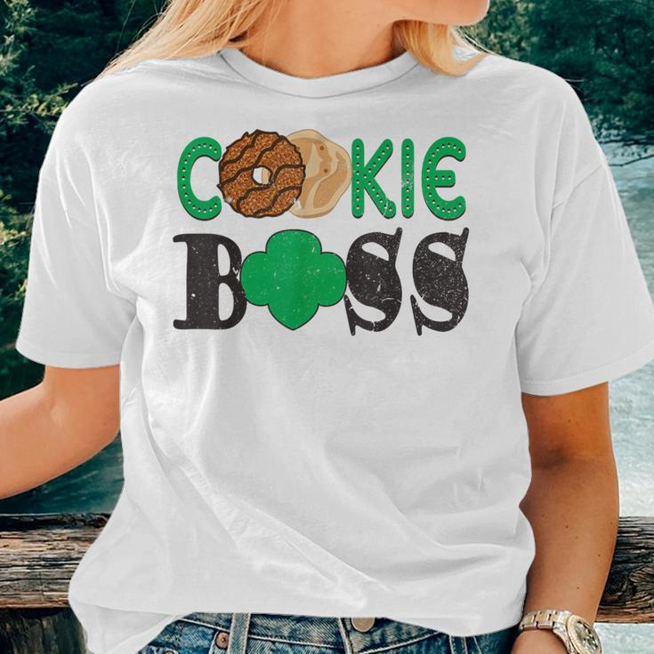 Scout Cookie Boss Girl Troop Leader Family Matching Women T-shirt Gifts for Her