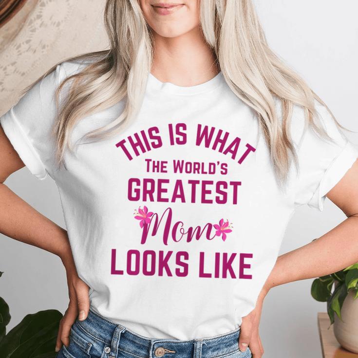 So Sieht Die Beste Mutter Der Welt Aus Mama Muttertag T-shirt Frauen Geschenke für Sie