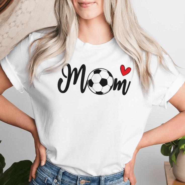 Soccer Cute Mom For Football Lovers Mother's Day Idea Women T-shirt Gifts for Her