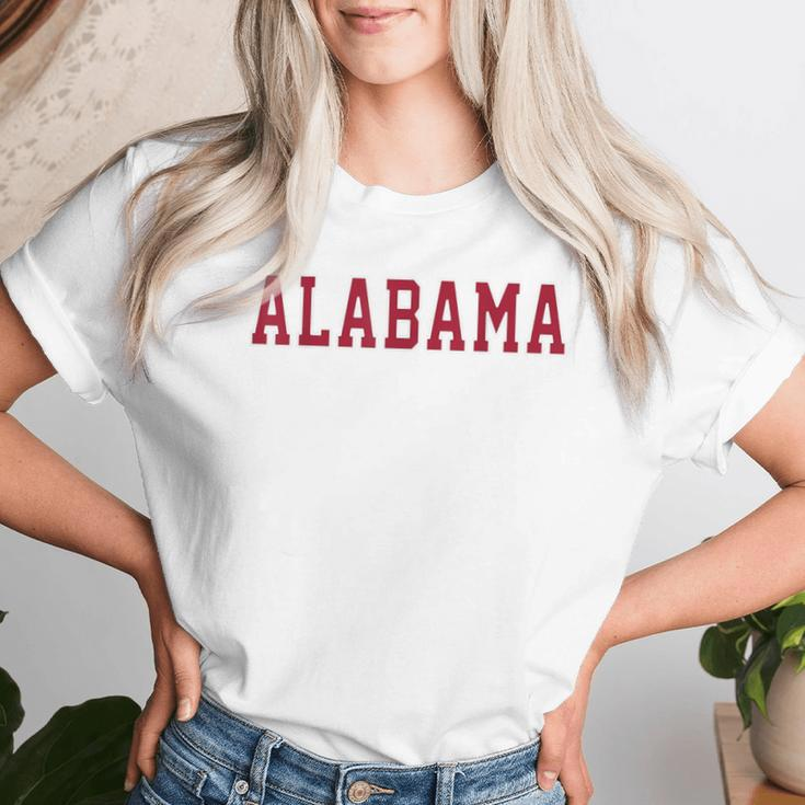Vintage Alabama Alabama Retro Red Women T-shirt Gifts for Her