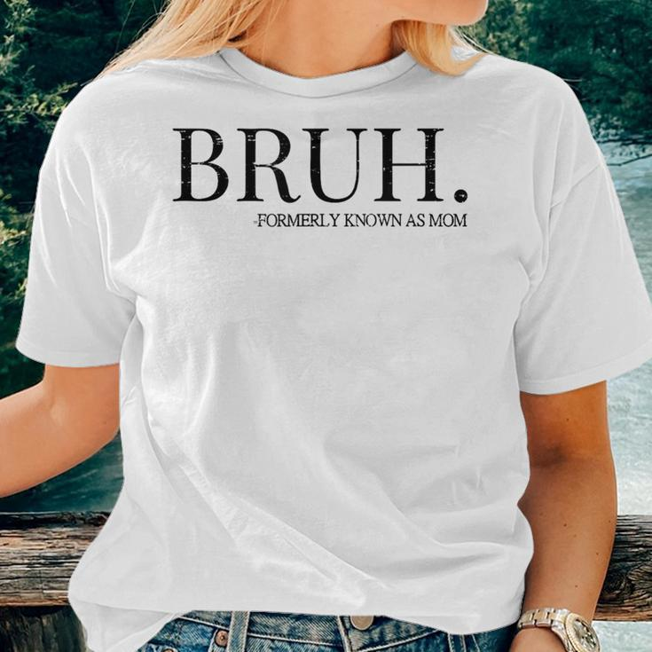 Vintage Retro Bruh Formerly Known As Mom Women T-shirt Gifts for Her