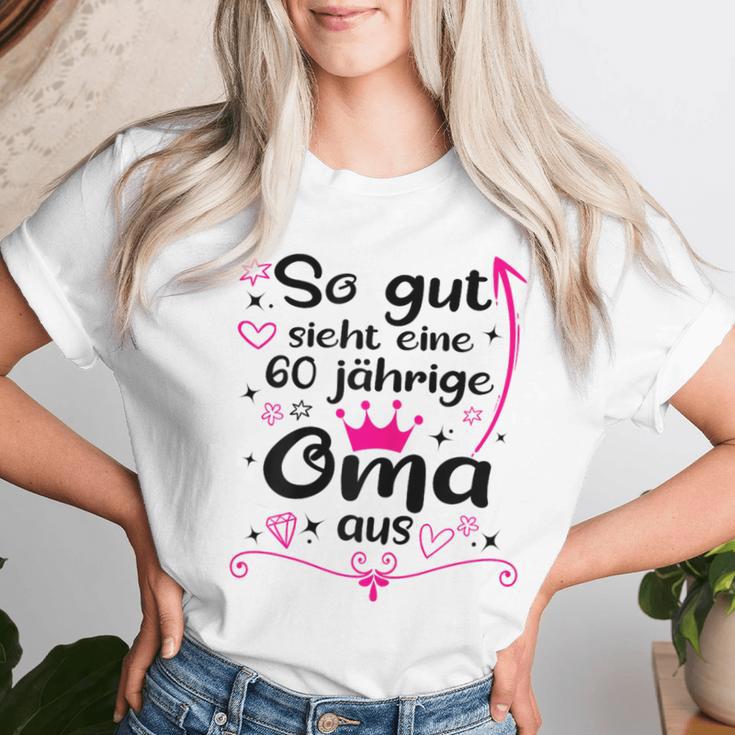 Women's 60Th Birthday Grandma So Gut Ssieht Eine 60 Yearige Grandma S T-shirt Frauen Geschenke für Sie