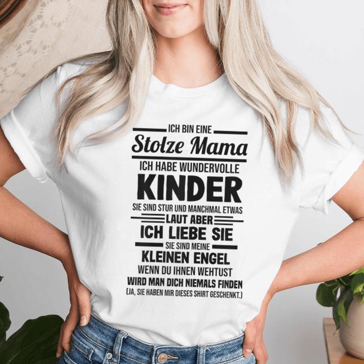 Women's Ich Bin Stolze Mama T-shirt Frauen Geschenke für Sie