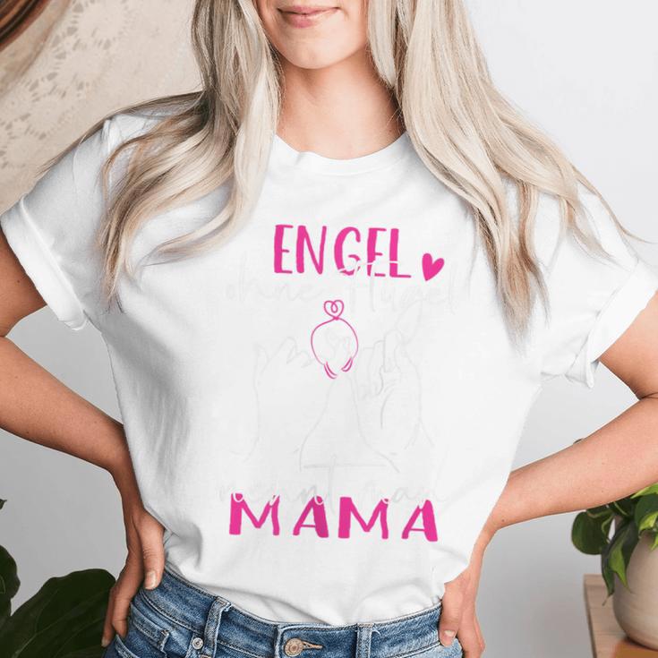 Women's Mama Engel Ohne Flügel Nennt Man Mama Beste Mutter T-shirt Frauen Geschenke für Sie