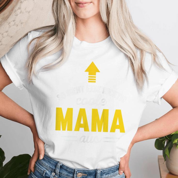 Women's Mum Saying So Sieht Richtig Coole Mama Aus Tank T-shirt Frauen Geschenke für Sie