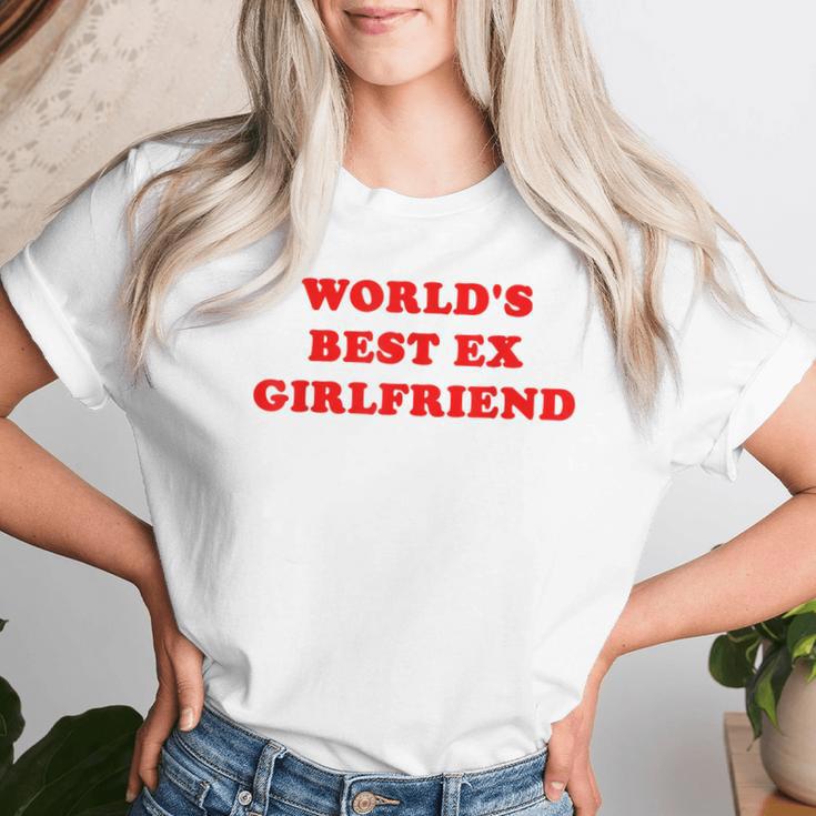 World's Best Ex Girlfriend Noël Amusant T-shirt femme Cadeaux pour elle