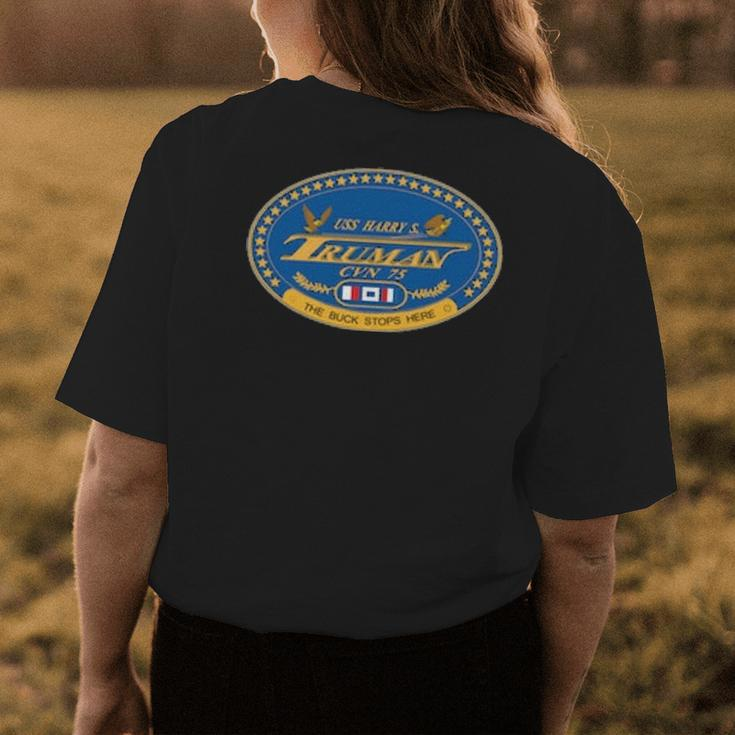 Uss Harry S Truman Cvn Womens T-shirt Back Print Unique Gifts