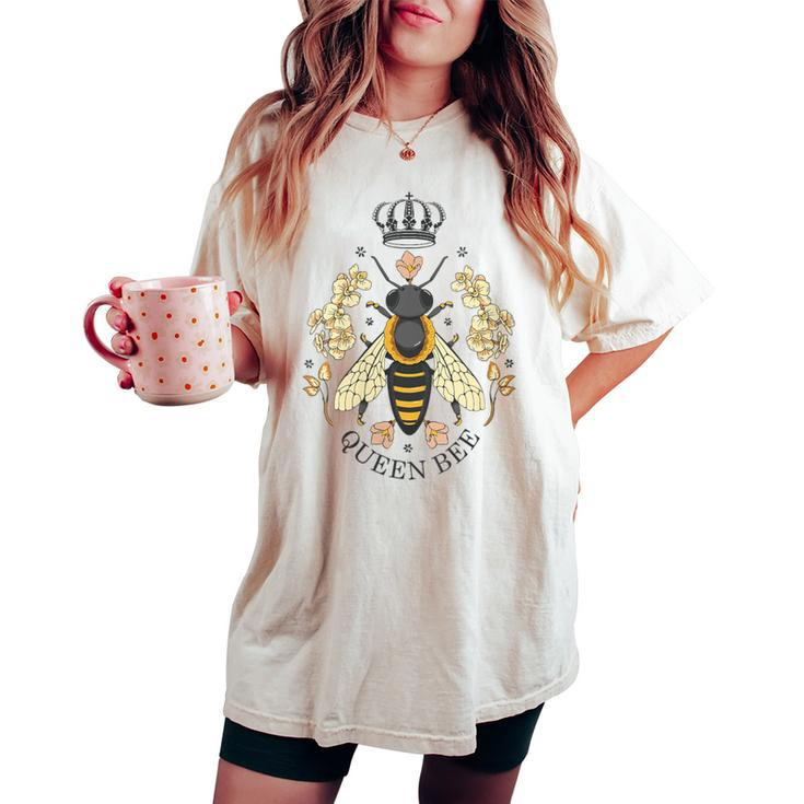 Crown Queen Bee Women's Oversized Comfort T-shirt
