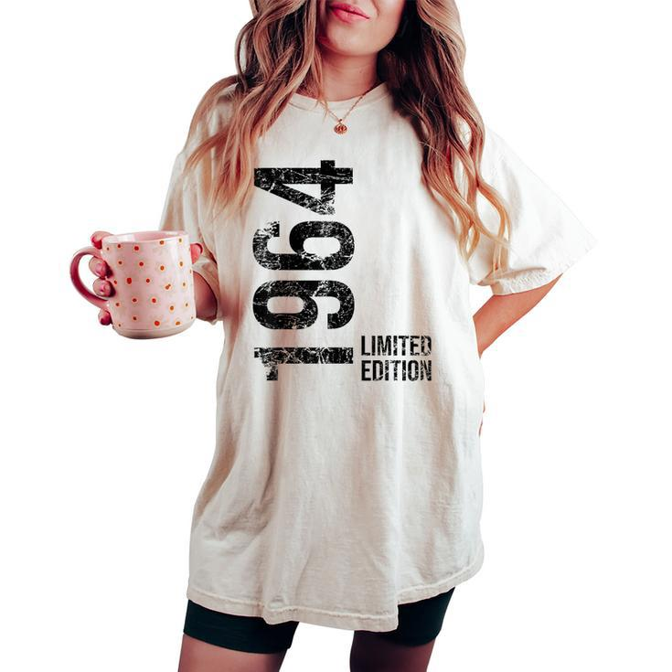 60Th Birthday 60 Years Old Man Woman Vintage 1964 Women's Oversized Comfort T-shirt