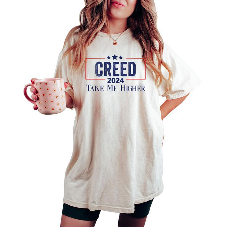 Creed '24 Take Me Higher Support 2024 Women's Oversized Comfort T-shirt