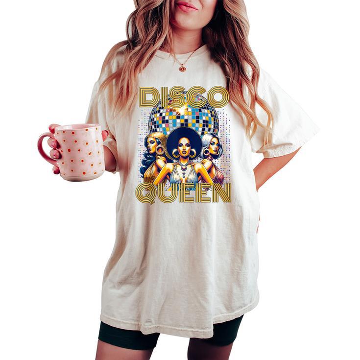 Disco Queen 70'S Retro Vintage Costume Disco Women's Oversized Comfort T-shirt