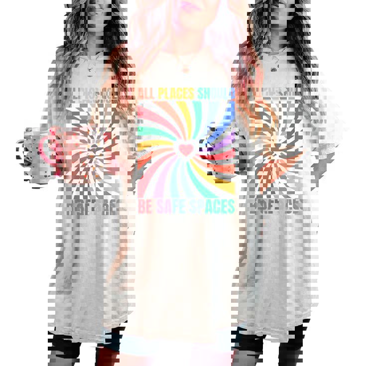 Pride Lgbtq Rainbow Flag Gay Pride Month Women's Oversized Comfort T-shirt