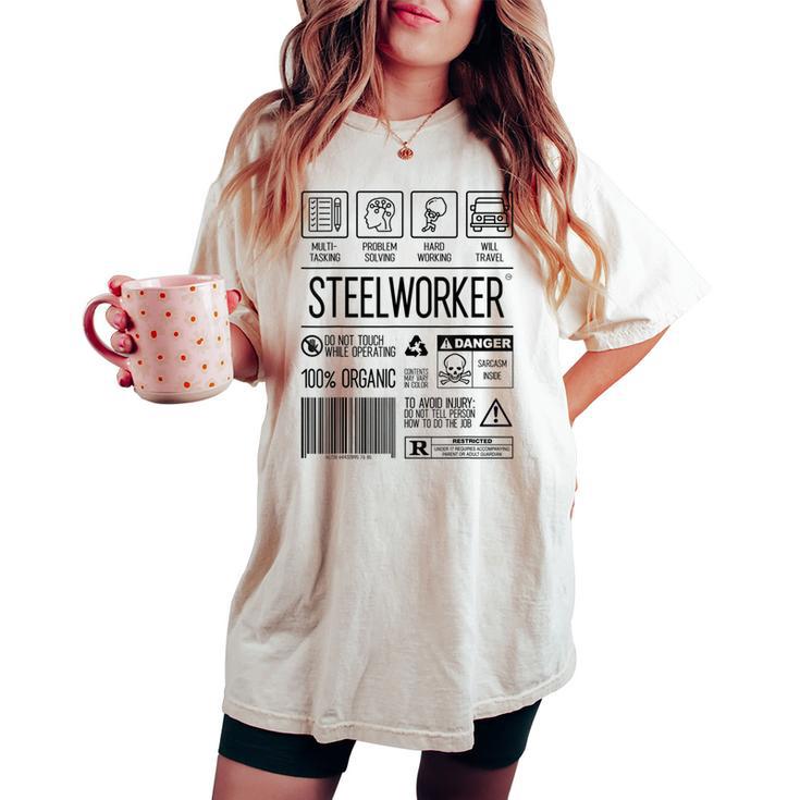 Slworker Job Description Tools Sarcastic Women's Oversized Comfort T-shirt