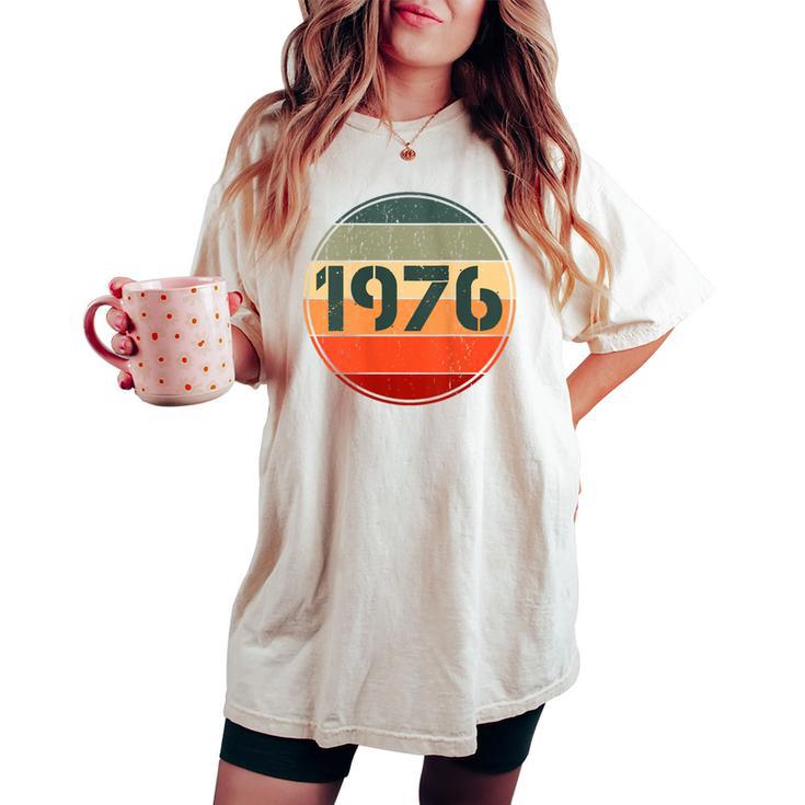 Vintage 1976 Birthday For 1976 Birthday Women's Oversized Comfort T-shirt