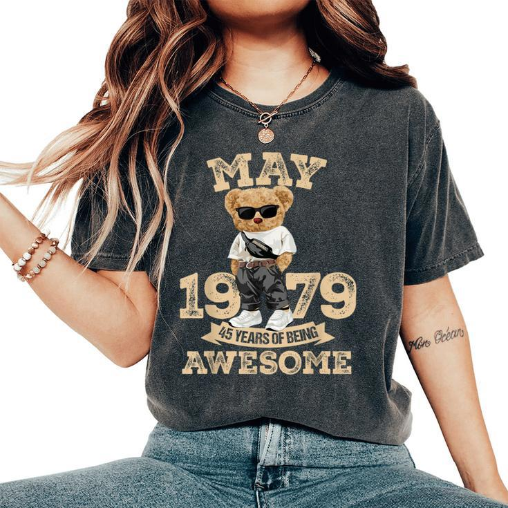 45Th Birthday 45 Year Old Vintage May 1979 Women Women's Oversized Comfort T-Shirt