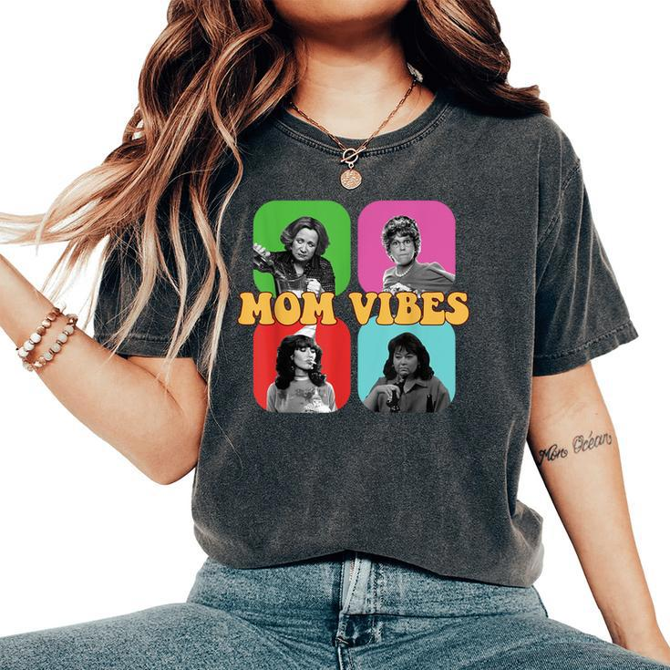 90’S Mom Vibes Vintage Retro Mom Life Mother Day Women's Oversized Comfort T-Shirt