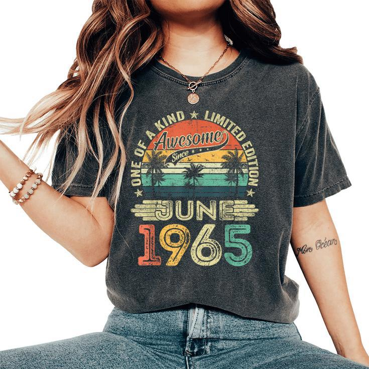 Awesome Since May 1965 Vintage 59Th Birthday Women Women's Oversized Comfort T-Shirt
