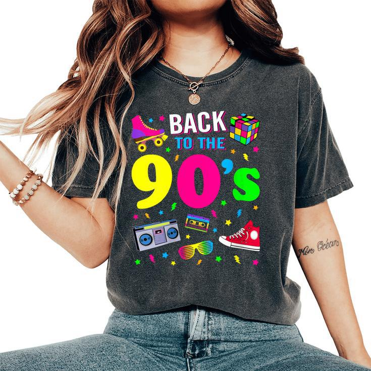 Back To 90'S 1990S Vintage Retro Nineties Costume Party Women's Oversized Comfort T-Shirt