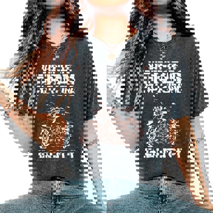 Cool Motorcycle For Motor Cycle Rider Biker Women's Oversized Comfort T-Shirt