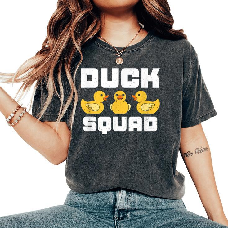 Duck Squad Animal Duck Lover Women's Oversized Comfort T-Shirt