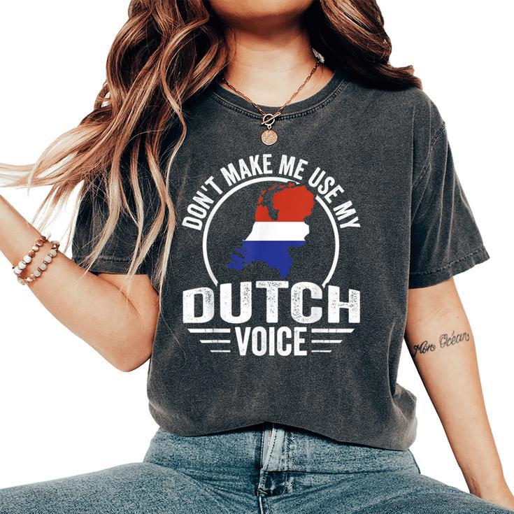 Dutch Roots Outfit Netherlands Heritage Women Women's Oversized Comfort T-Shirt