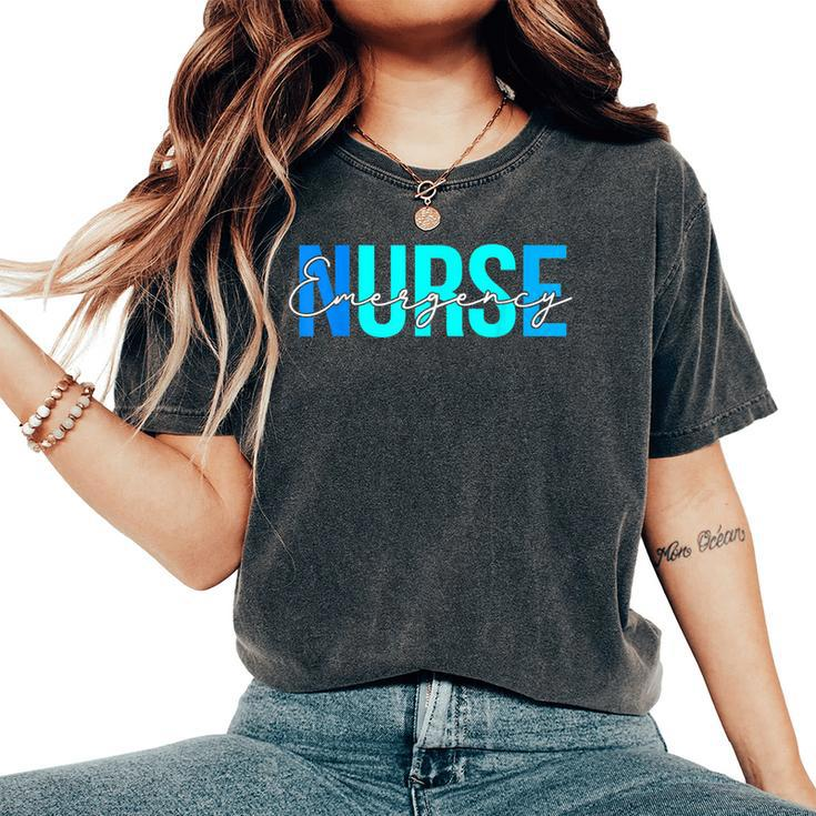 Emergency Nurse For Nursing Student Women's Oversized Comfort T-Shirt