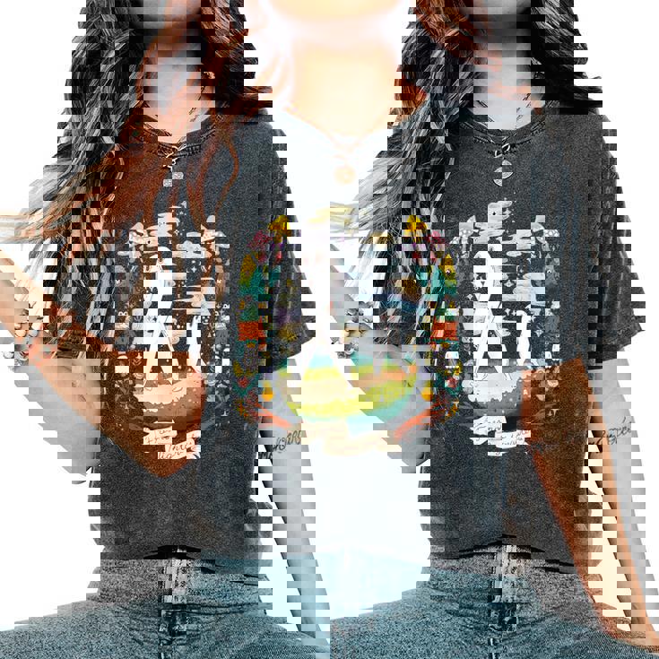 Fresno Nightcrawlers Haunted Walking Pants Cryptid Women's Oversized Comfort T-Shirt