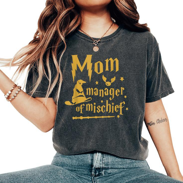 Magical Mom Manager Of Mischief Mother's Day Women's Oversized Comfort T-Shirt