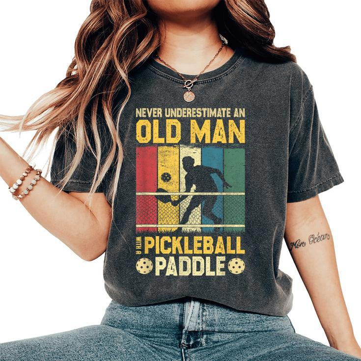 Pickleball Player Pickle Ball Lover Women's Oversized Comfort T-Shirt