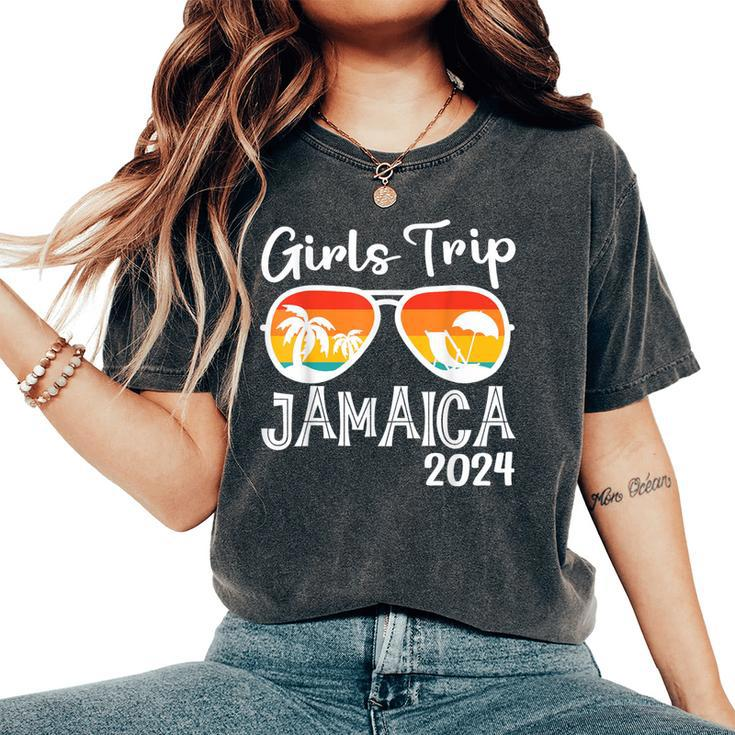 Girls Trip 2024 Weekend Jamaica Vacation Matching Women's Oversized Comfort T-Shirt