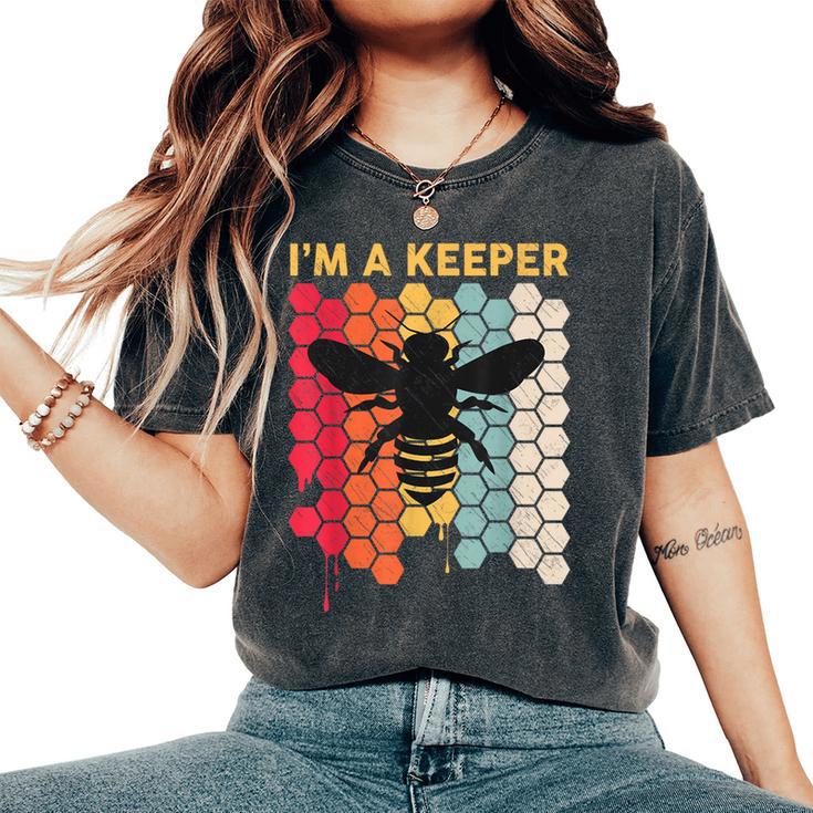 I'm A Bee Keeper Honey Beekeeping Husband Women's Oversized Comfort T-Shirt