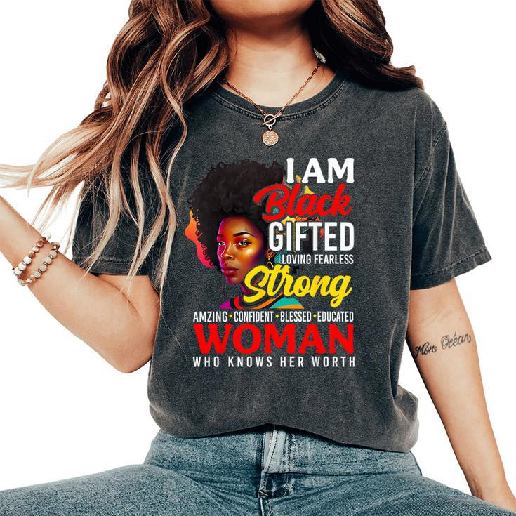 I'm Blacked Strong Woman Black Girl Black History Month Women's Oversized Comfort T-Shirt
