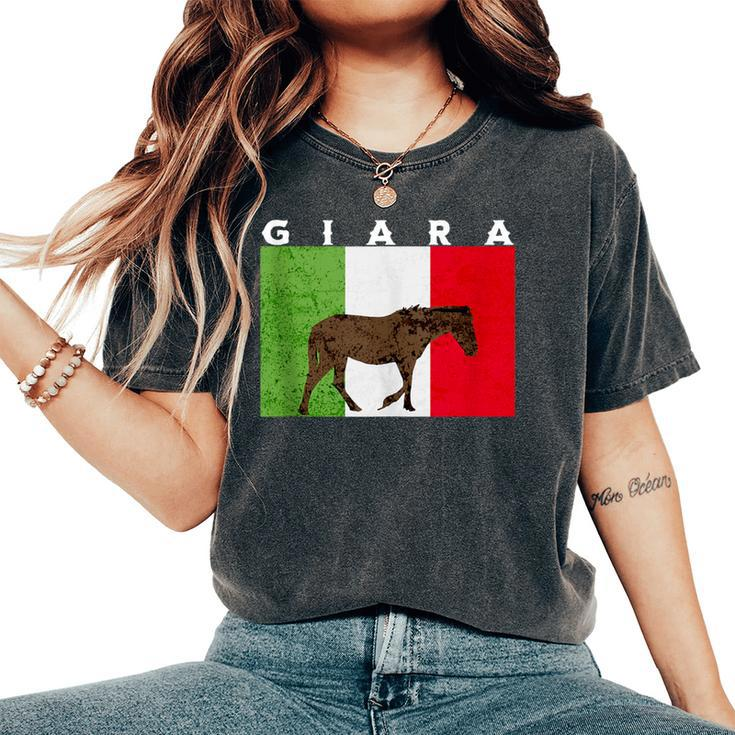 Italian Sardinian Giara Horse Women's Oversized Comfort T-Shirt
