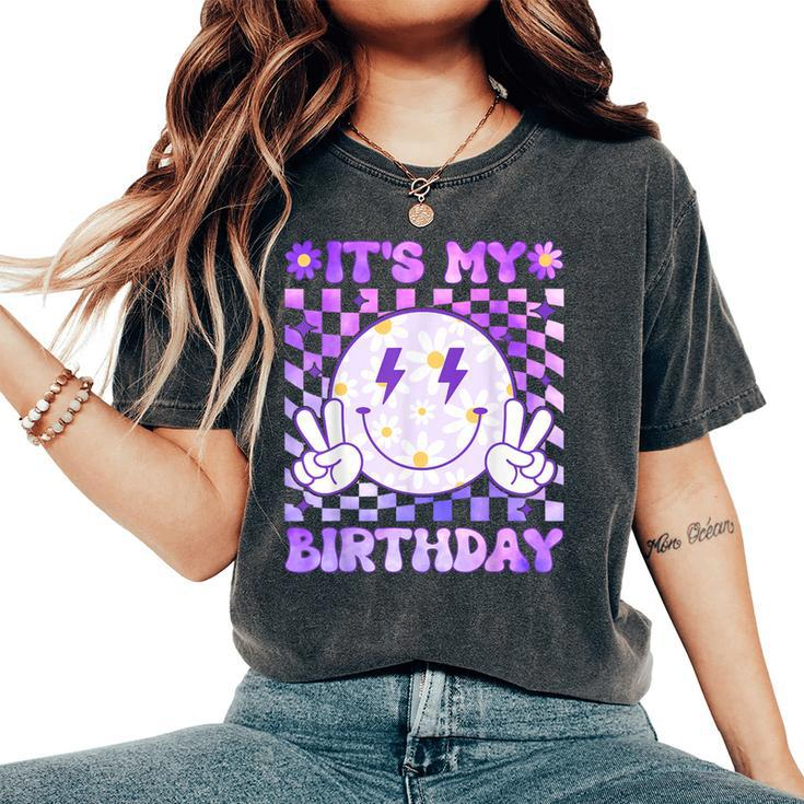 It's My Birthday Ns Girls Kid Birthday Party Women's Oversized Comfort T-Shirt