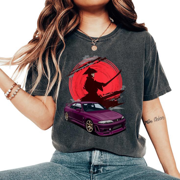 Jdm Skyline R33 Car Tuning Japan Samurai Drift Women's Oversized Comfort T-Shirt