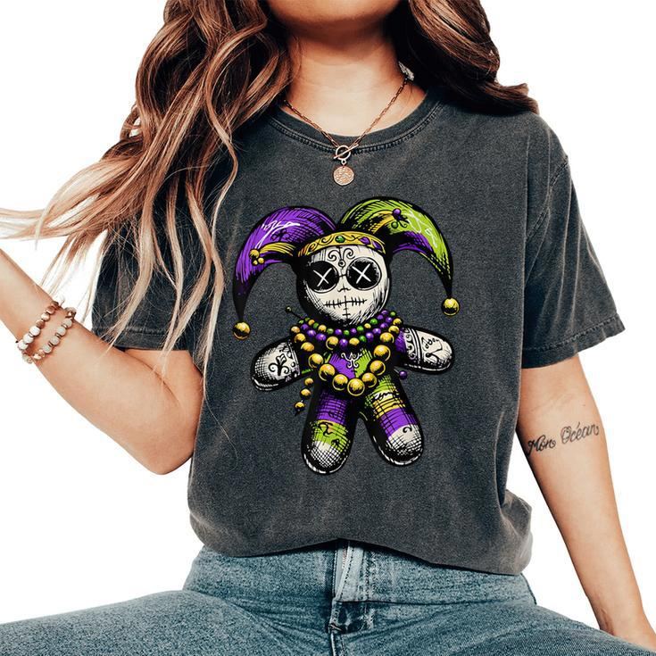 Mardi Gras Witch Doctor Goth Voodoo Doll Costume Women's Oversized Comfort T-Shirt