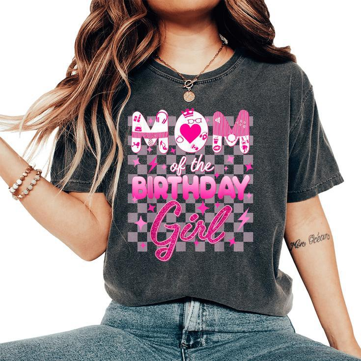Mom And Dad Of The Birthday Girl Doll Family Party Decor Women's Oversized Comfort T-Shirt
