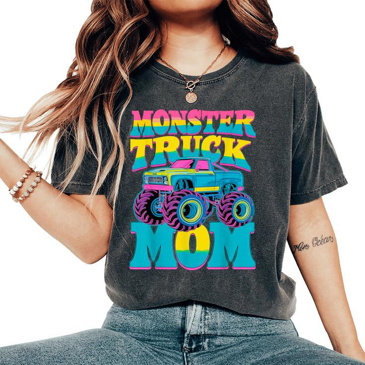 Monster Truck Mom Birthday Party Monster Truck Women's Oversized Comfort T-Shirt