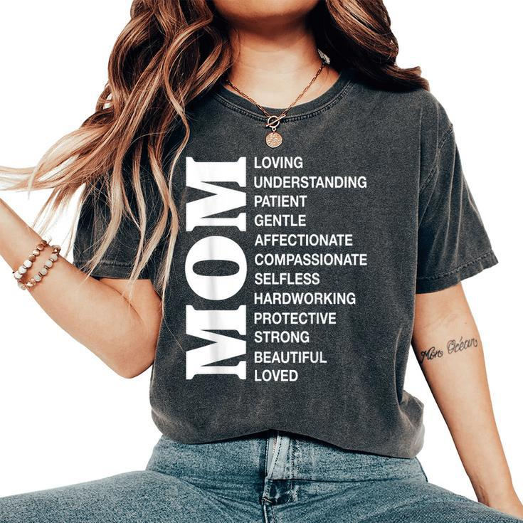 Mother's Day Mom Mama Mother's Specifications Women's Oversized Comfort T-Shirt