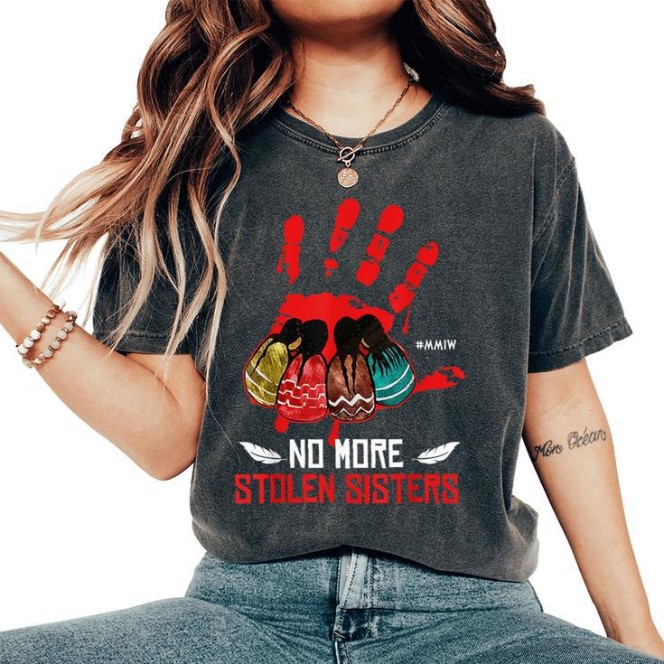 No More Stolen Sisters Mmiw Native Women Women's Oversized Comfort T-Shirt