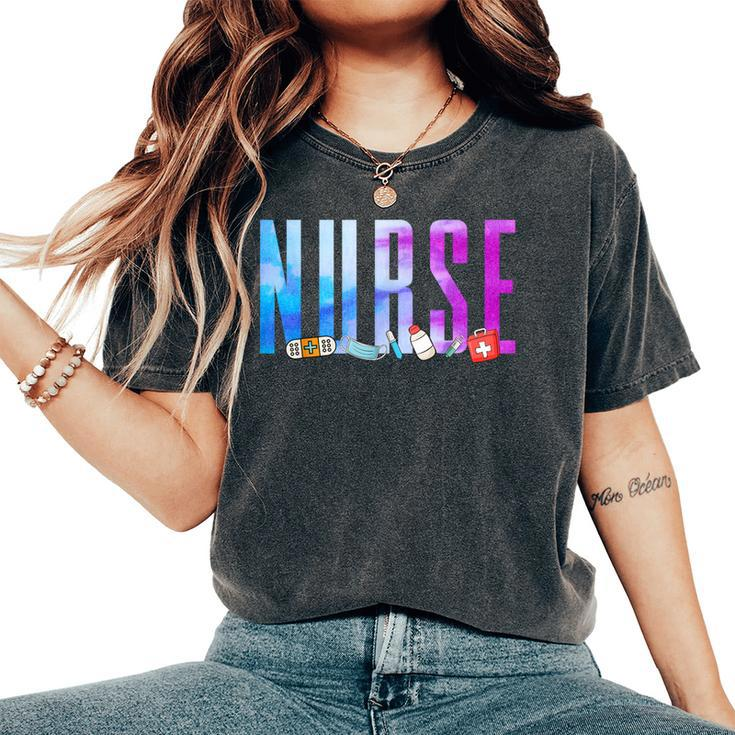 Nurse Apparel For Celebrate Nurse Life Nurse Week 2024 Women's Oversized Comfort T-Shirt